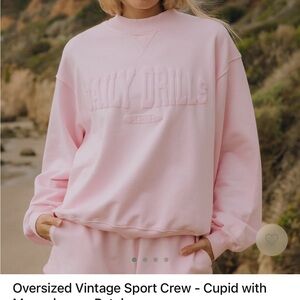 Daily Drills Light Pink Crew Neck